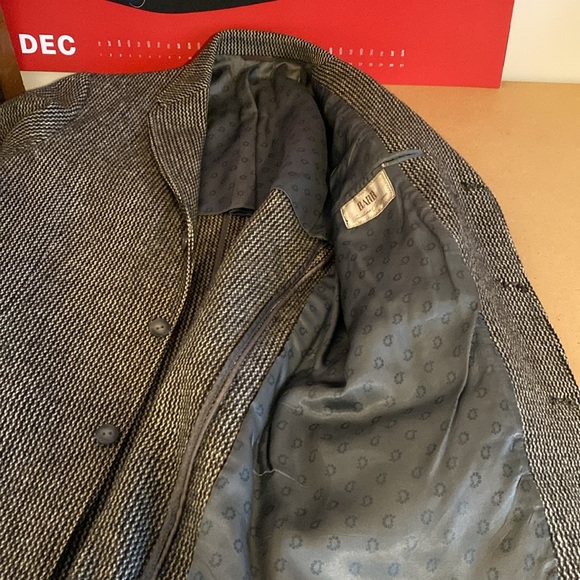 Harris Tweed Wool Blazer. See photos for measurements. - Picture 12 of 12